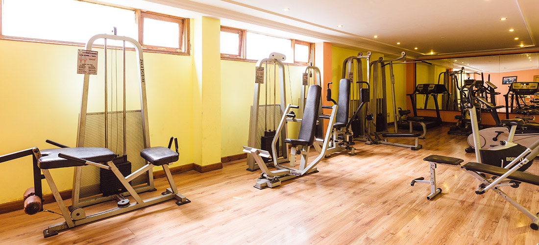 Well equipped gym at best hotel in shimla